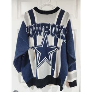 Vintage Dallas Cowboys Pull Over Wool Sweater Men's Large XL or XXL
